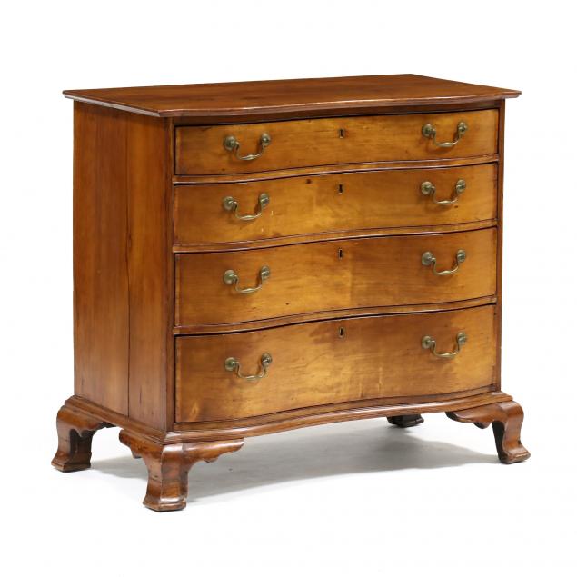new-england-chippendale-reverse-serpentine-cherry-chest-of-drawers