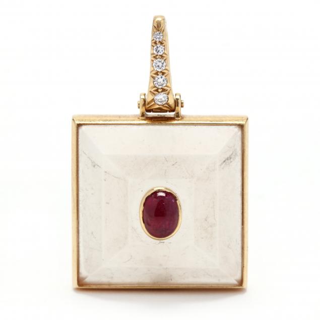 gold-rock-crystal-quartz-ruby-and-diamond-pendant