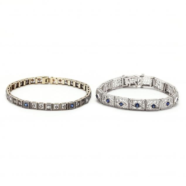 two-gem-set-bracelets