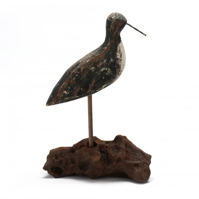 hatteras-yellowlegs-mounted-on-driftwood