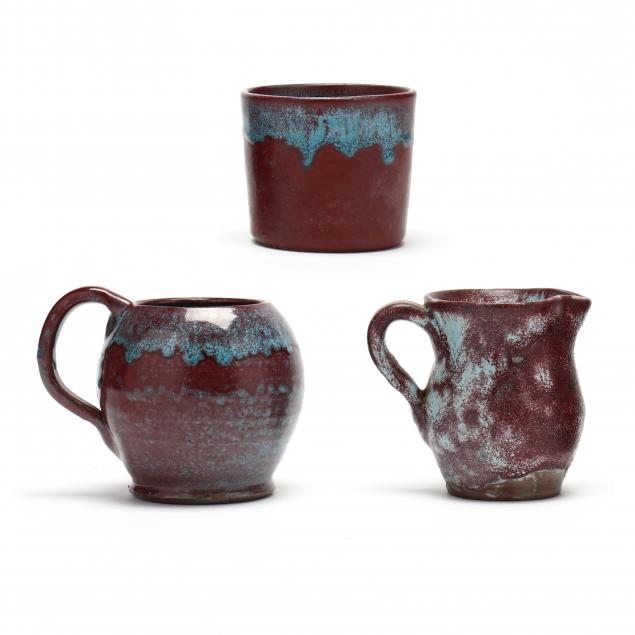 three-pieces-of-chinese-blue-glazed-north-carolina-pottery