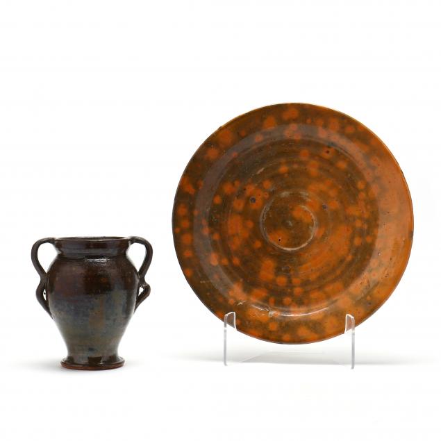 two-vintage-north-carolina-pottery-items