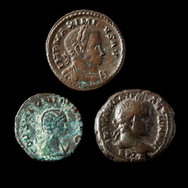 three-roman-coins-of-the-3rd-and-early-4th-centuries