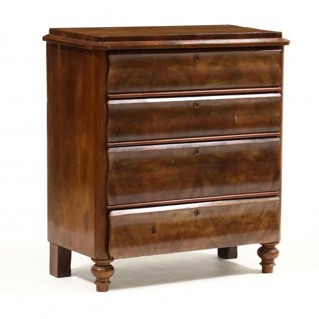 biedermeier-mahogany-chest-of-drawers