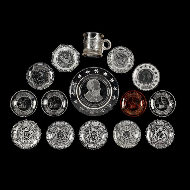 pressed-glass-collection-associated-with-19th-century-political-figures