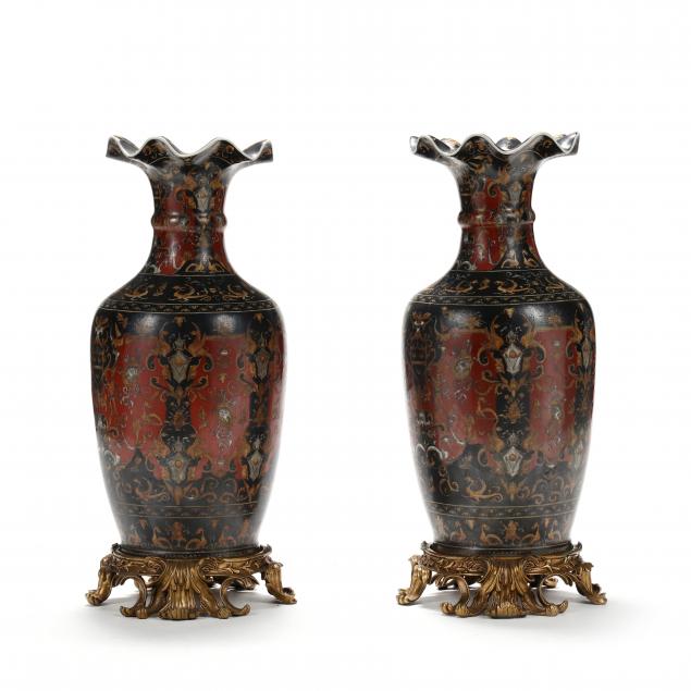 united-wilson-pair-of-large-decorative-porcelain-and-ormolu-floor-vases