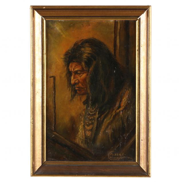 martha-e-cunningham-american-20th-century-an-american-indian-in-profile