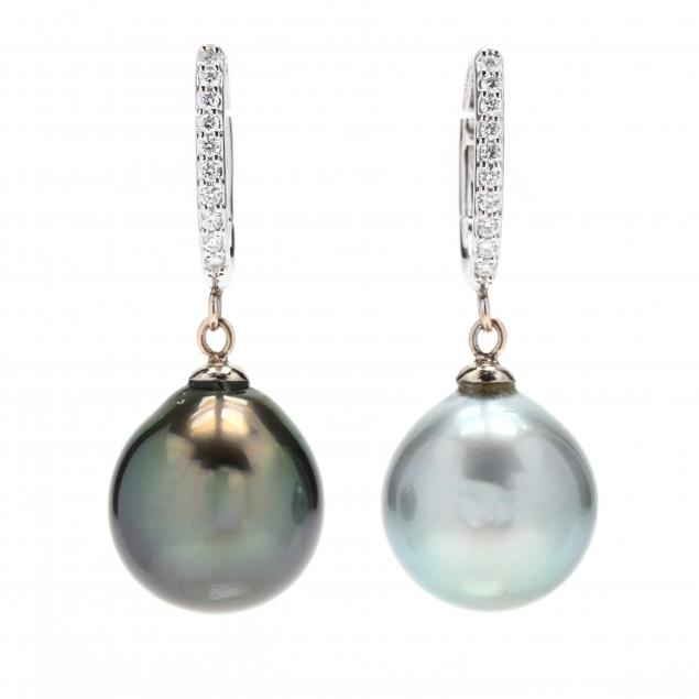 white-gold-diamond-and-tahitian-pearl-earrings