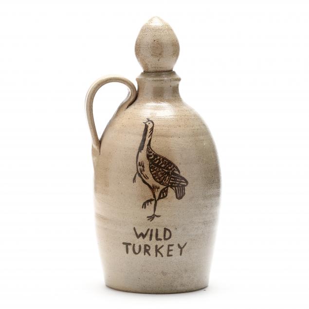 r-e-albright-1910-1996-randolph-county-nc-wild-turkey-jug