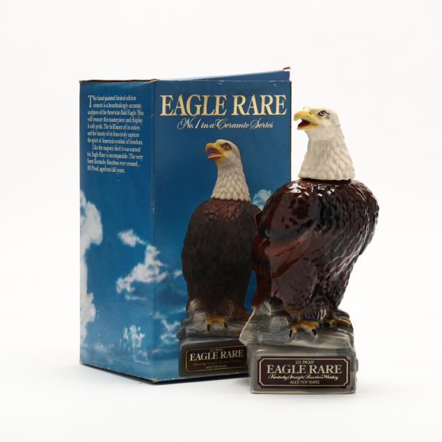 eagle-rare-bourbon-whiskey-in-eagle-ceramic-decanter