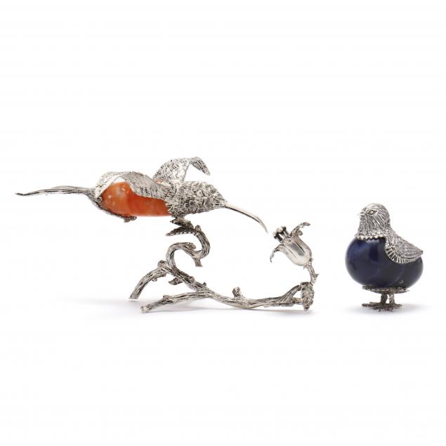 two-sterling-silver-hardstone-birds