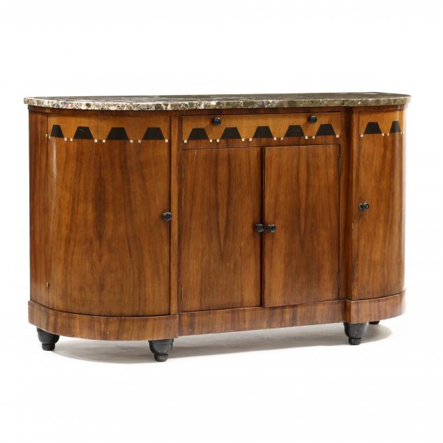 manner-of-joseph-francois-de-coene-art-deco-marble-top-inlaid-sideboard