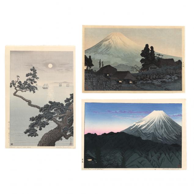 three-japanese-woodblock-shin-hanga-prints-of-landscapes