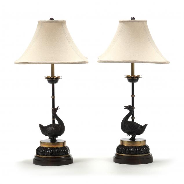 frederick-cooper-a-pair-of-bronzed-duck-table-lamps