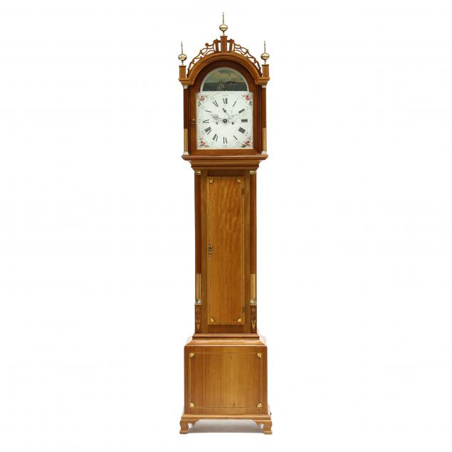 elmer-o-stennes-american-1911-1975-federal-style-inlaid-tall-case-clock
