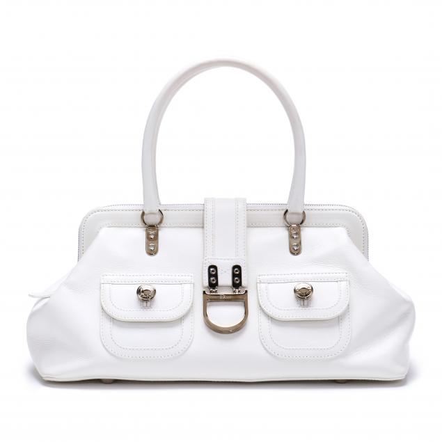 christian-dior-white-leather-flight-bag