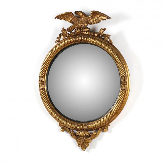 federal-style-gilt-convex-mirror