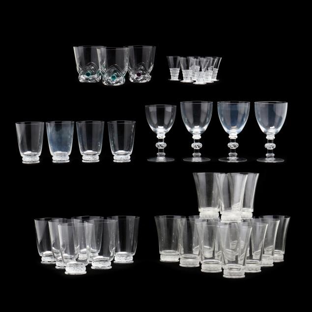 36-assorted-lalique-crystal-glasses