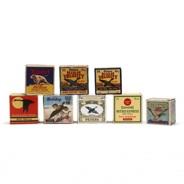 eight-full-vintage-shotgun-shell-boxes-with-shells