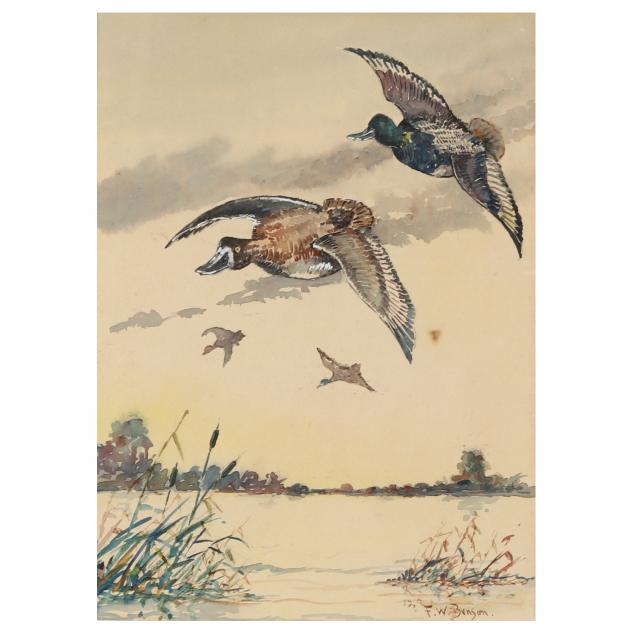 frank-benson-american-1862-1951-i-incoming-scaup-i