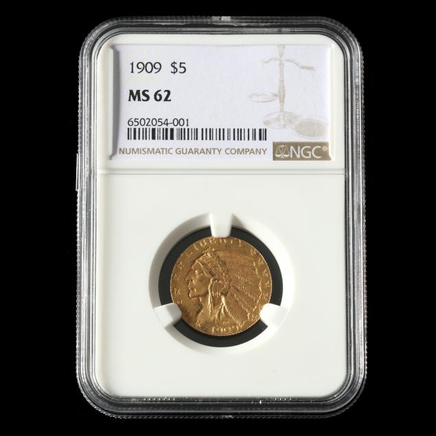 1909-5-indian-head-gold-half-eagle-ngc-ms62