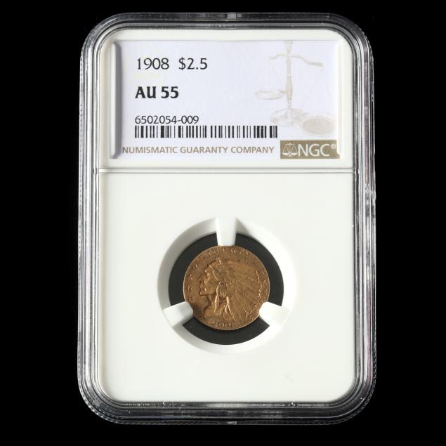 1908-2-50-indian-head-gold-quarter-eagle-ngc-au55