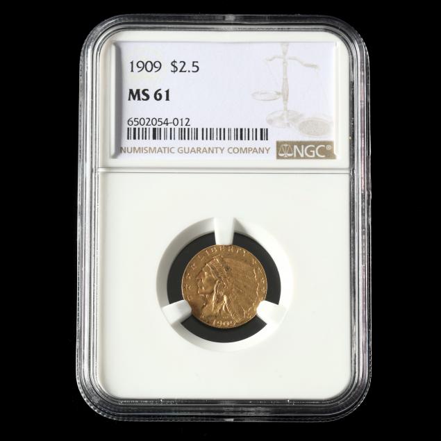 1909-2-50-indian-head-gold-quarter-eagle-ngc-ms61