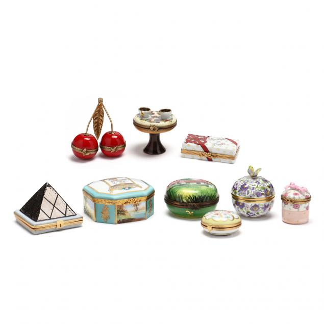 a-collection-of-limoges-and-herend-porcelain-boxes