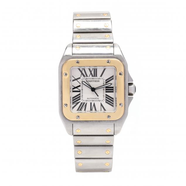 gent-s-stainless-steel-and-gold-i-santos-100-i-watch-cartier