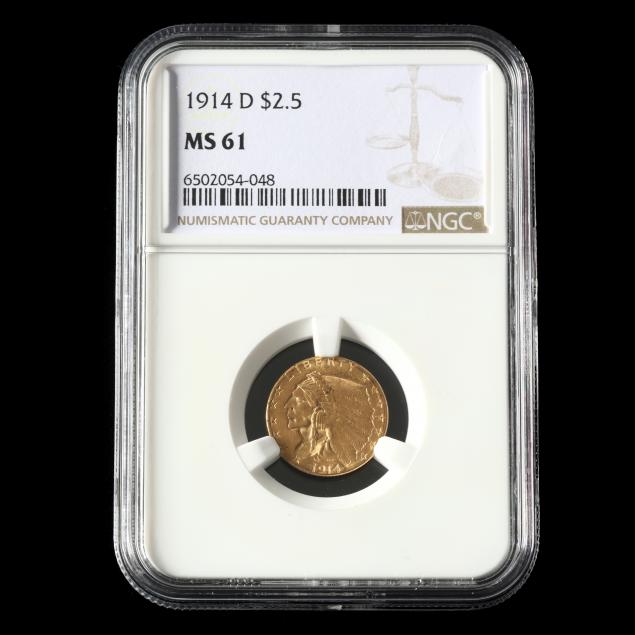 1914-d-2-50-indian-head-gold-quarter-eagle-ngc-ms61