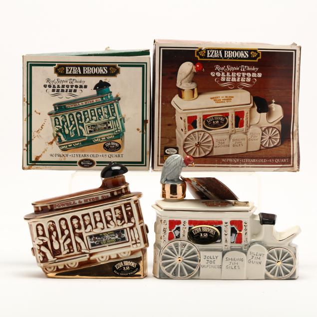 ezra-brooks-whiskey-in-collectors-series-decanters