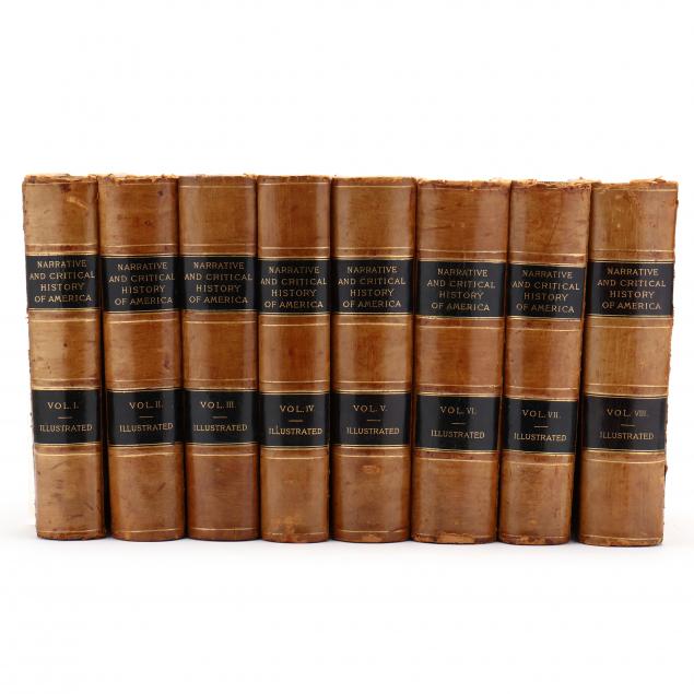 early-leatherbound-i-narrative-and-critical-history-of-america-i