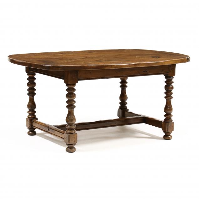 custom-french-country-style-walnut-breakfast-table