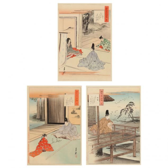 gekko-ogata-japanese-1859-1920-three-woodblock-prints