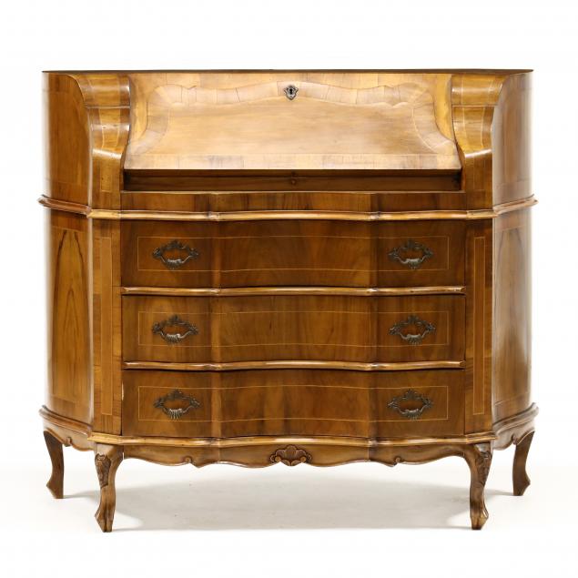 italian-rococo-style-inlaid-walnut-slant-front-desk