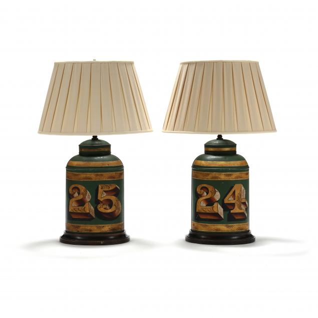 pair-of-antique-english-tole-canisters-fitted-as-table-lamps
