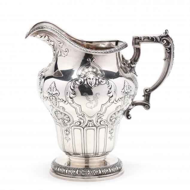 a-large-gorham-special-order-sterling-silver-water-pitcher
