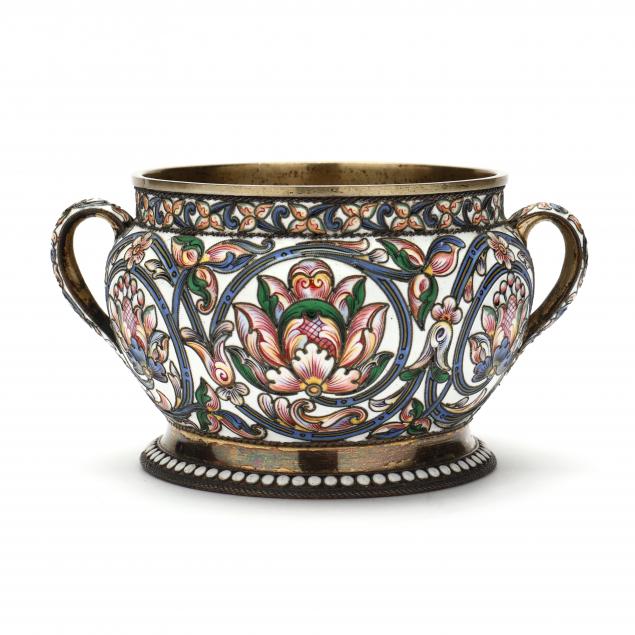 a-russian-silver-gilt-cloisonne-enamel-bowl-mark-of-oreste-kurlukov