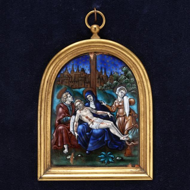 attributed-jean-penicaud-iii-french-second-half-16th-century-enamel-plaque-of-the-i-pieta-i