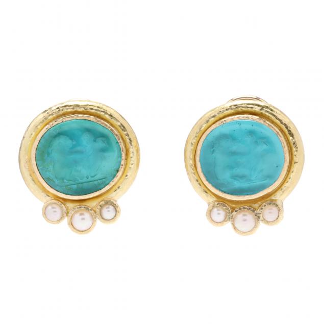 gold-carved-venetian-glass-intaglio-and-pearl-earrings-elizabeth-locke