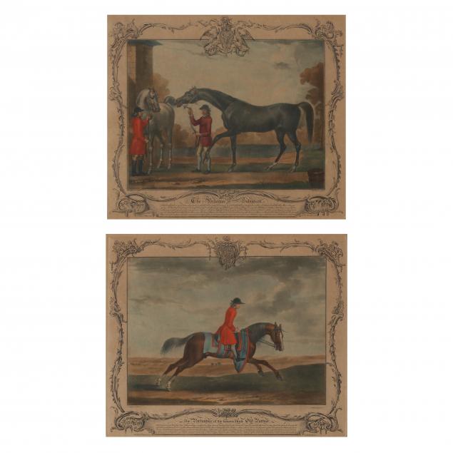 two-antique-equestrian-prints-from-i-twelve-portraits-of-racehorses-i