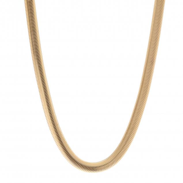 gold-flat-snake-chain