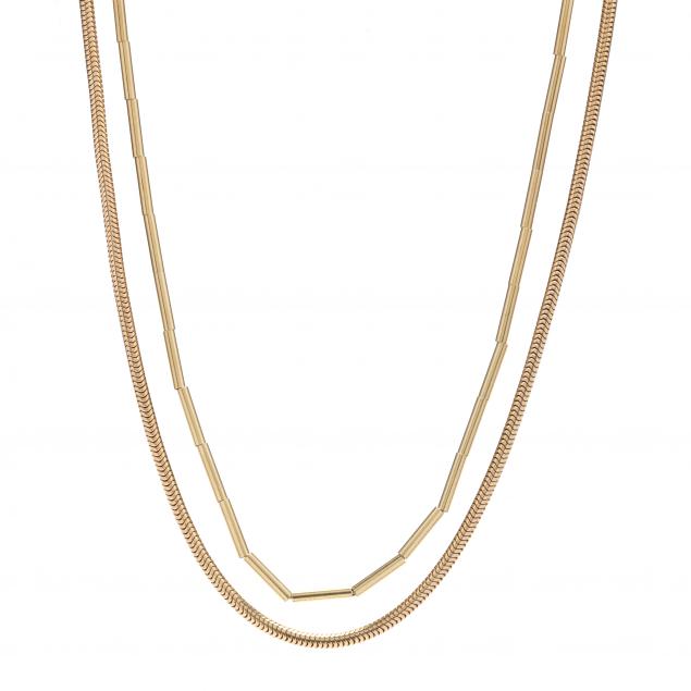 two-gold-chain-necklaces