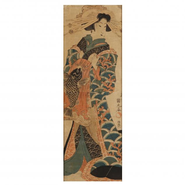 utagawa-kunimaru-japanese-1794-1829-a-i-kakemono-e-i-woodblock-print-of-a-geisha