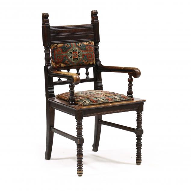 antique-jacobean-style-oak-armchair
