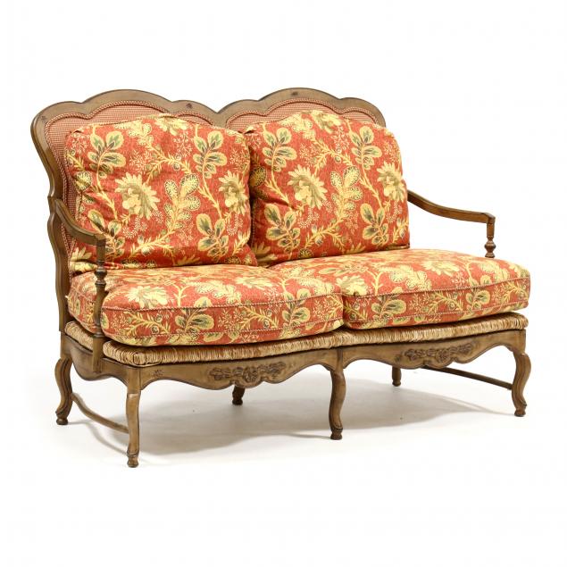 wesley-hall-french-provincial-style-settee