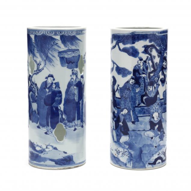 a-matched-pair-of-chinese-porcelain-blue-and-white-hat-stands