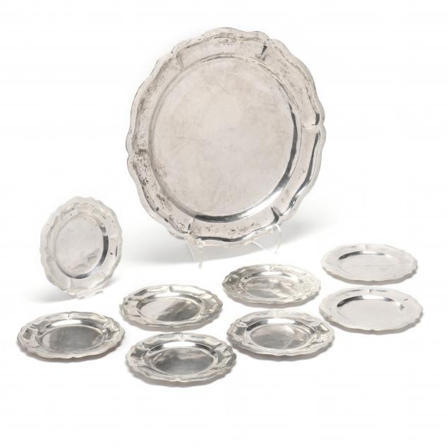 spanish-colonial-style-sterling-silver-cake-service