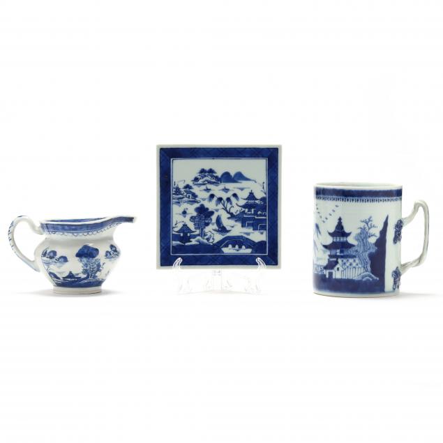 a-group-of-chinese-blue-and-white-canton-porcelain