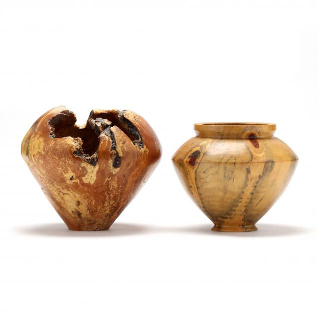 darrell-rhudy-nc-two-turned-wood-vessels